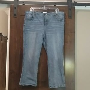 Loft Straight Crop size 32 jeans